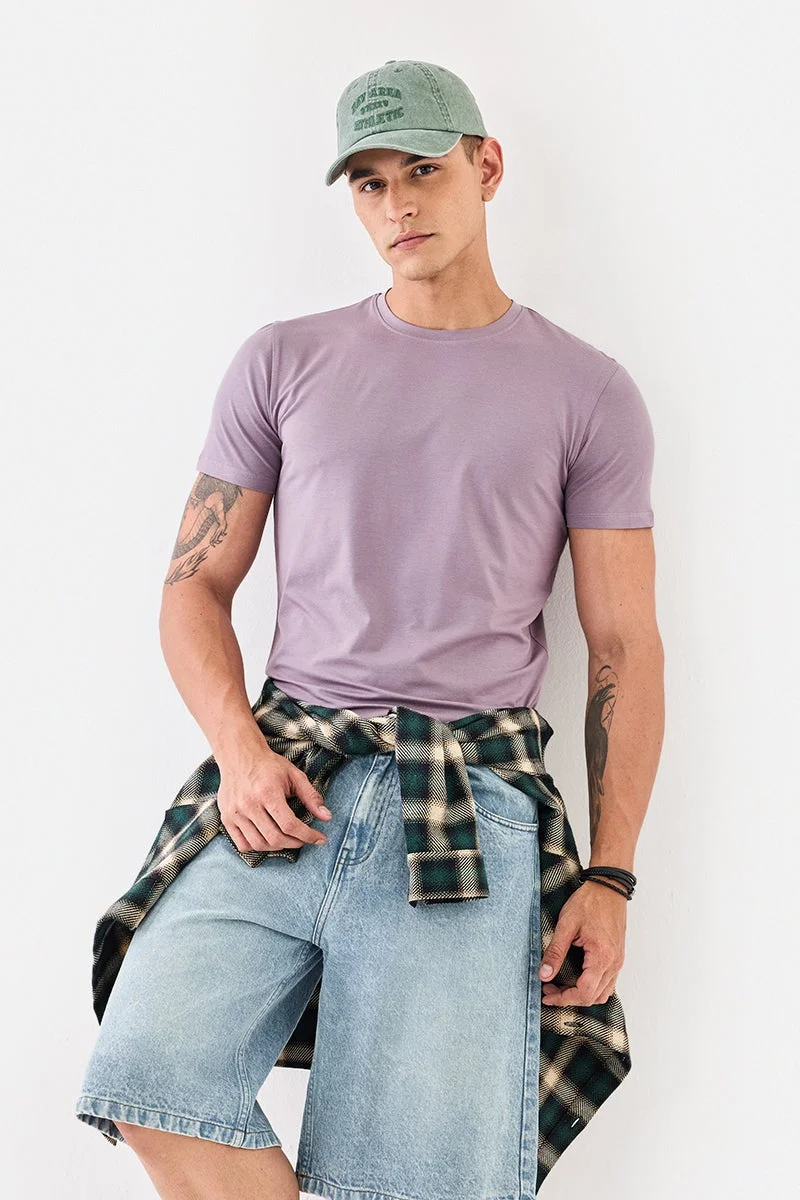 سنيتش تيشيرت بقصة عادية مطاطي